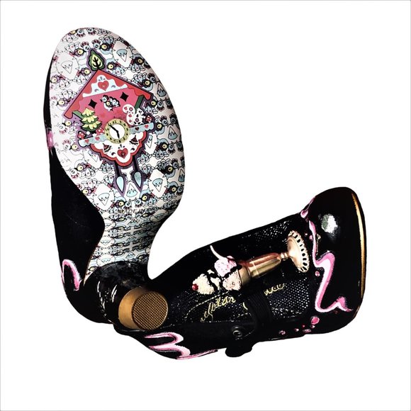 IRREGULAR CHOICE Ice Cream Sundae "Smooch" Fabulously Unique Footwear New w Box - Picture 10 of 10